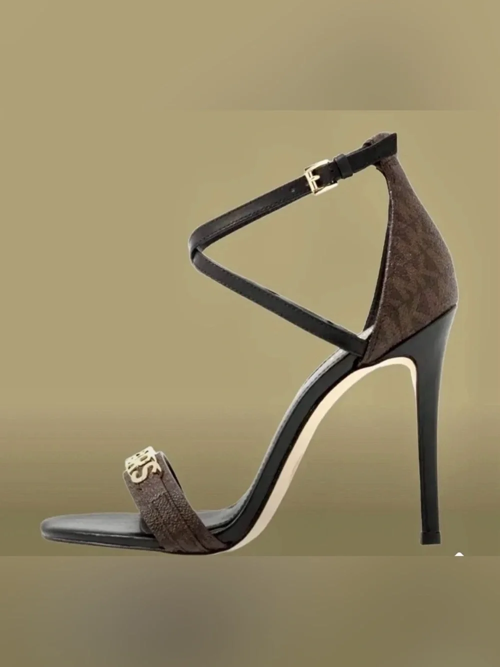 Michael Kors Signature Logo Stiletto Sandals – Size 8.5